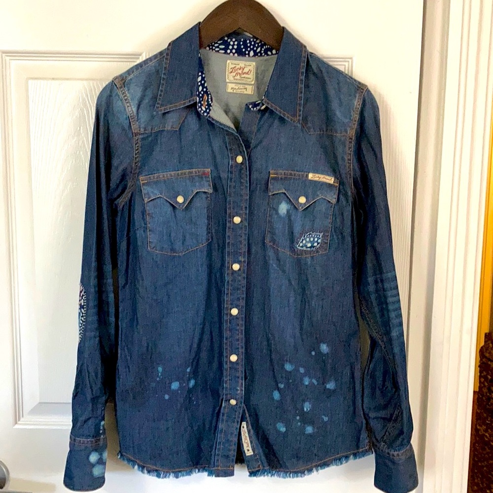 Lucky Brand Western Denim Shirt